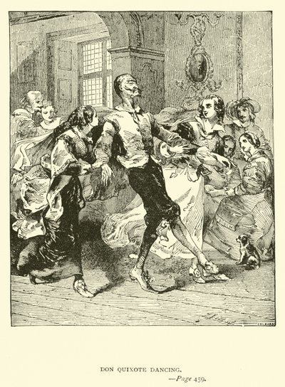 Don Quichot danst door John Gilbert